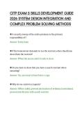 CITP EXAM 5 SKILLS DEVELOPMENT GUIDE&NewLine;2026 SYSTEM DESIGN INTEGRATION AND&NewLine;COMPLEX PROBLEM SOLVING METHODS