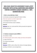 WGU D426&colon; OBJECTIVE ASSESSMENT EXAM LATEST 2026&sol;2027 WITH ACTUAL QUESTIONS AND CORRECT VERIFIED ANSWERS ALREADY GRADED A&plus; 100&percnt; GUARANTEED PASS&excl;