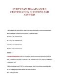 EVITP EXAM 2026 ADVANCED&NewLine;CERTIFICATION QUESTIONS AND&NewLine;ANSWERS