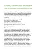 ATI Exam &lpar;Med Surg&rpar;&sol;ATI MEDICAL SURGICAL EXAM LATEST VERSION 2026-2027 EXAM WITH ACTUAL TEST BANK 120 QUESTION AND CORRECT DETAILED ANSWERS WITH RATIONALES&period;RATED FIVE STARS&period;2026&sol;2027 FREQUENTLY MOST TESTED Q&A FROM PAST PAPERS &ndash; MOST EXPECTED IN EXAM &ndash; MU