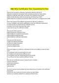 ABO-NCLE Certification Test &vert;Guaranteed to Pass