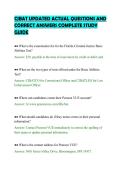 CJBAT UPDATED ACTUAL QUESTIONS AND&NewLine;CORRECT ANSWERS COMPLETE STUDY&NewLine;GUIDE&NewLine;