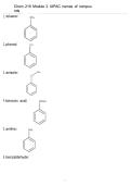 CHEM 219 Module 2 IUPAC Names of Compounds &vert; Study Guide & Exam Review