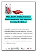 NAUI SCUBA EXAM COMPLETE PACKAGE DEAL
