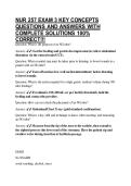 NUR 257 EXAM 3 KEY CONCEPTS QUESTIONS AND ANSWERS WITH COMPLETE SOLUTIONS 100&percnt; CORRECT&excl;&excl;&excl;