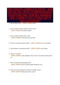 2026 UPDATE &vert;COMPLETE STUDY - NUR&NewLine;280 GALEN&vert; LATEST&vert;COMPREHENSIVE&NewLine;QUESTIONS AND VERIFIED ANSWERS&NewLine;&lpar;100&percnt; CORRECT SOLUTIONS&rpar; GET IT&NewLine;100&percnt; ACCURATE&excl;&excl;