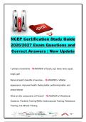 NCEP EXAM COMPLETE PACKAGE DEAL