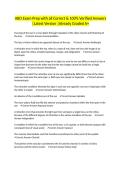 ABO Exam Prep with all Correct & 100&percnt; Verified Answers &vert;Latest Version &vert;Already Graded A&plus;