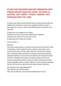 ATI MED SURG PROCTORED EXAM NEXT GENERATION LATEST VERSION 2026-2027 EXAM WITH ACTUAL TEST BANK 214 QUESTION AND CORRECT DETAILED ANSWERS WITH RATIONALES&period;RATED FIVE STARS&period; 2026&sol;2027 FREQUENTLY MOST TESTED Q&A FROM PAST PAPERS &ndash; MOST EXPECTED IN EXAM &ndash; MUS