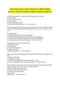 A&period;B&period;O&period; Exam Part 1 with all Correct & 100&percnt; Verified Answers &vert;Actual Complete Update &vert;Already Graded A&plus;