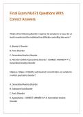 Final Exam NU671 Questions With Correct Answers