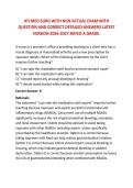 ATI MED SURG WITH NGN ACTUAL EXAM WITH QUESTION AND CORRECT DETAILED ANSWERS LATEST VERSION 2026-2027&period;RATED A GRADE&period; 2026&sol;2027 FREQUENTLY MOST TESTED Q&A FROM PAST PAPERS &ndash; MOST EXPECTED IN EXAM &ndash; MUST KNOW BEFORE EXAM&NewLine;