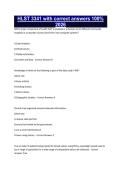 HLST 3341 with correct answers 100&percnt; 2026