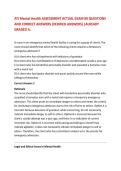 ATI Mental Health ASSESSMENT ACTUAL EXAM 80 QUESTIONS&NewLine;AND CORRECT ANSWERS &lpar;VERIFIED ANSWERS&rpar; &vert;ALREADY&NewLine;GRADED A&period; 2026&sol;2027 FREQUENTLY MOST TESTED Q&A FROM PAST PAPERS &ndash; MOST EXPECTED IN EXAM &ndash; MUST KNOW BEFORE EXAM&NewLine;