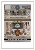 Michigan Motorcycle Technician Practice Exam Questions and Correct Answers &lpar;Verified Answers&rpar; Plus Rationales 2026 Q&A &vert; Instant Download Pdf