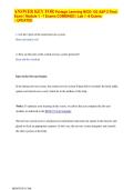 Portage Learning BIOD 152 A&P 2 Final Exam 2025 &vert; Complete Answer Key with Modules 1-7 & Labs 1-8 &vert; 100&percnt; Verified