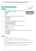 TEST BANK FOR Neeb's Fundamentals of Mental Health Nursing 4th Edition Gorman 