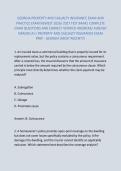 GEORGIA PROPERTY AND CASUALTY INSURANCE EXAM AND &NewLine;PRACTICE EXAM NEWEST 2026&sol; 2027 TEST BANK&vert; COMPLETE &NewLine;EXAM QUESTIONS AND CORRECT VERIFIED ANSWERS&sol; ALREADY &NewLine;GRADED A&plus;&vert; PROPERTY AND CASUALTY INSURANCE EXAM &NewLine;PREP - GEORGIA &lpar;MOST RECENT&excl;&excl;&rpar; 