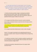 FL CAM EXAM AND PRACTICE EXAM NEWEST 2026 TEST BANK&vert; &NewLine;FLORIDA COMMUNITY ASSOCIATION MANAGER PRE-LICENSING EXAM &NewLine;PREP WITH COMPLETE EXAM QUESTIONS AND CORRECT VERIFIED &NewLine;ANSWERS&sol; ALREADY GRADED A&plus; &lpar;MOST RECENT&excl;&excl;&rpar;