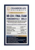 NR 224 Final Exam Fundamentals - Skills &vert; Questions & Answers 2026&sol;2027 &vert; CHAMBERLAIN