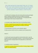 SAPPC EXAM AND PRACTICE EXAM NEWEST 2026&sol; 2027 TEST BANK&vert; &NewLine;SECURITY ASSET PROTECTION PROFESSIONAL CERTIFICATION &lpar;SAPPC&rpar; &NewLine;EXAM PREP WITH COMPLETE EXAM QUESTIONS AND CORRECT &NewLine;VERIFIED ANSWERS&sol; ALREADY GRADED A&plus; &lpar;MOST RECENT&excl;&excl;&rpar; 