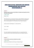 CNIM EXAM &vert;ACTUAL QUESTIONS AND VERIFIED ANSWERS&vert;BRAND NEW 2026-2027 UPDATE&vert;GRADED A&plus;