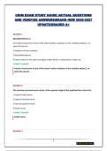 CNIM EXAM STUDY GUIDE &vert;ACTUAL QUESTIONS AND VERIFIED ANSWERS&vert;BRAND NEW 2026-2027 UPDATE&vert;GRADED A&plus;