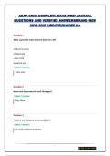 ASAP CNIM COMPLETE EXAM PREP &vert;ACTUAL QUESTIONS AND VERIFIED ANSWERS&vert;BRAND NEW 2026-2027 UPDATE&vert;GRADED A&plus;