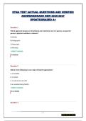 STNA TEST &vert;ACTUAL QUESTIONS AND VERIFIED ANSWERS&vert;BRAND NEW 2026-2027 UPDATE&vert;GRADED A&plus;