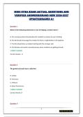 OHIO STNA EXAM &vert;ACTUAL QUESTIONS AND VERIFIED ANSWERS&vert;BRAND NEW 2026-2027 UPDATE&vert;GRADED A&plus;