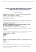Ultimate APEA 3P Exam Test Bank 2025&sol;2026 &vert; 150&plus; Questions & Answers &lpar;Verified Guide&rpar;&NewLine;