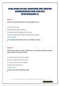 STNA EXAM &vert;ACTUAL QUESTIONS AND VERIFIED ANSWERS&vert;BRAND NEW 2026-2027 UPDATE&vert;GRADED A&plus;