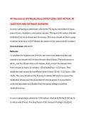 ATI Parenteral &lpar;IV&rpar; Medications LATEST ACTUAL 30 QUESTION AND DETAILED ANSWERS&period; 2026&sol;2027 FREQUENTLY MOST TESTED Q&A FROM PAST PAPERS &ndash; MOST EXPECTED IN EXAM &ndash; MUST KNOW BEFORE EXAM&NewLine;