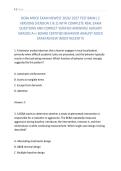 BCBA MOCK EXAM NEWEST 2026&sol; 2027 TEST BANK&vert; 2 &NewLine;VERSIONS &lpar;VERSION 1 & 2&rpar; WITH COMPLETE REAL EXAM &NewLine;QUESTIONS AND CORRECT VERIFIED ANSWERS&sol; ALREADY &NewLine;GRADED A&plus;&vert; BOARD CERTIFIED BEHAVIOR ANALYST MOCK &NewLine;EXAM REVIEW &lpar;MOST RECENT&excl;&excl;&rpar;