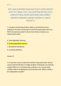 PSYC 2301 MIDTERM EXAM AND STUDY GUIDE NEWEST &NewLine;2026 TEST BANK&vert; PSYC-2301 MIDTERM REVIEW WITH &NewLine;COMPLETE REAL EXAM QUESTIONS AND CORRECT &NewLine;VERIFIED ANSWERS&sol; ALREADY GRADED A&plus; &lpar;MOST &NewLine;RECENT&excl;&excl;&rpar;