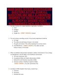 IAHSS BASIC OFFICER CERTIFICATION&NewLine;QUESTIONS ACTUAL EXAM ALL&NewLine;QUESTIONS AND WELL ELABORATED&NewLine;ANSWERS TOP RATED VERSION FOR&NewLine;ALREADY A&plus; GRADED HIGHLY&NewLine;RECOMMENDED &vert;NEW AND REVISED