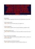 COMPLETE 6th Edition Basic IAHSS&NewLine;Training 338 QUESTIONS AND&NewLine;CORRECT DETAILED ANSWERS&NewLine;&lpar;VERIFIED ANSWERS&rpar; &vert;ALREADY&NewLine;GRADED A&plus;&vert;&vert;BRAND NEW VERSION&NewLine;2026&excl;&excl;&excl;