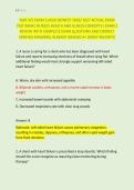NUR 325 EXAM 2 &lpar;ASU&rpar; NEWEST 2026&sol; 2027 ACTUAL EXAM &NewLine;TEST BANK&vert; NUR325 HEALTH AND ILLNESS CONCEPTS I EXAM 2 &NewLine;REVIEW WITH COMPLETE EXAM QUESTIONS AND CORRECT &NewLine;VERIFIED ANSWERS&sol; ALREADY GRADED A&plus; &lpar;MOST RECENT&excl;&excl;&rpar;
