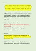 NUR 325 EXAM 3 &lpar;ASU&rpar; NEWEST 2026&sol; 2027 ACTUAL EXAM &NewLine;TEST BANK&vert; NUR325 HEALTH AND ILLNESS CONCEPTS I EXAM 3 &NewLine;REVIEW WITH COMPLETE EXAM QUESTIONS AND CORRECT &NewLine;VERIFIED ANSWERS&sol; ALREADY GRADED A&plus; &lpar;MOST RECENT&excl;&excl;&rpar;