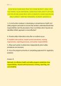 ACSA NCSO EXAM AND PRACTICE EXAM NEWEST 2026&sol; 2027 &NewLine;TEST BANK&vert; ACSA &lpar;NATIONAL CONSTRUCTION SAFETY OFFICER&rpar; &NewLine;CERTIFICATION EXAM PREP WITH COMPLETE EXAM QUESTIONS &NewLine;AND CORRECT VERIFIED ANSWERS&sol; ALREADY GRADED A&plus; 