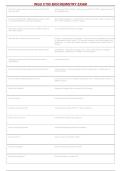 WGU C785 Biochemistry Questions & Answers 2026-2027 &vert; Practice Exam&comma; Test Prep & Study Guide