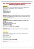 ADN &vert; Final Exam Version 3 Remediation Retake Exam Questions&NewLine;With Answers and detailed Rationales