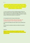 NSG 3180 EXAM 1 NEWEST 2026 ACTUAL EXAM TEST BANK&vert; &NewLine;NSG 3180 COMMUNICATION AND TEAMWORK EXAM 1 REVIEW &NewLine;WITH EXAM QUESTIONS AND CORRECT VERIFIED ANSWERS&sol; &NewLine;ALREADY GRADED A&plus; &lpar;BRAND NEW&excl;&excl;&rpar; 