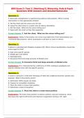 ADN Exam 3 &sol; Test 3 &vert; Med-Surg II&comma; Maternity&comma; Peds & Psych&NewLine;Questions With Answers and detailed Rationales