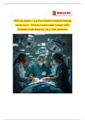 NUR 265 Exams 1&ndash;3 & Final Medical-Surgical Nursing &lpar;2026-2027&rpar;   Nursing Course Galen College &lpar;PDF&rpar; Complete Exam Material Q & A with rationales 