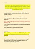 WSU BIOLOGY 106 EXAM 1 NEWEST 2026 ACTUAL EXAM TEST &NewLine;BANK&vert; COMPLETE EXAM QUESTIONS AND CORRECT VERIFIED &NewLine;ANSWERS&sol; ALREADY GRADED A&plus;&vert; WSU BIOLOGY 106 EXAM 1 &NewLine;REVIEW &lpar;BRAND NEW&excl;&excl;&rpar;