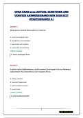 CPAN EXAM prep &vert;ACTUAL QUESTIONS AND VERIFIED ANSWERS&vert;BRAND NEW 2026-2027 UPDATE&vert;GRADED A&plus;