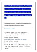 iilonois profesional engeener &lpar;pe&rpar; licensing examination practice test question and  correct answers&lpar;verified answers plus rationales 2026 &NewLine;CQ&A&sol;instant download PDF