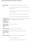 NUR-641E Advanced Pathophysiology and Pharmacology for the Nurse Educator 2026&sol;2027 &vert; Exam Questions&comma; Answers & Study Guide