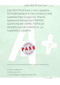 2026 HESI PN Exit Exam 1 1000&plus; Questions&comma; NGN-Style Questions & Case Scenarios &vert; &lpar;100&percnt; Guarantee Pass&rpar; &lpar;2026&sol;2027&rpar; &ndash;Practice Questions & Answers Exam VERIFIED QUESTIONS AND CORRECT DETAILED ANSWERS ALREADY GRADED A&plus;&period; &lpar;A&plus; Guarantee&rpar; &vert; &vert; Graded